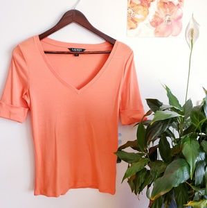 NWOT Lauren Ralph Lauren V-Neck Shirt